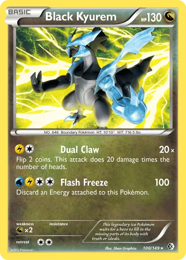Black Kyurem 100/149 Boundaries Crossed