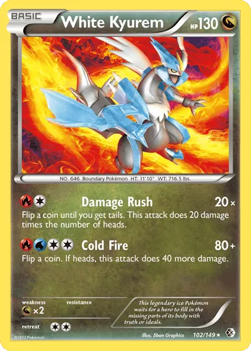 White Kyurem 102/149 Boundaries Crossed