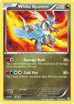 White Kyurem 102/149 Boundaries Crossed