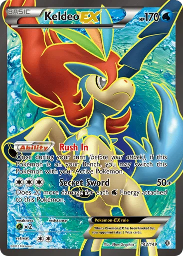 Keldeo-EX 142/149 Boundaries Crossed