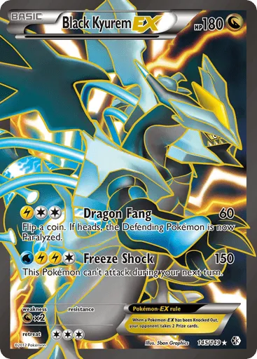 Black Kyurem-EX 145/149 Boundaries Crossed