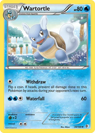 Wartortle 30/149 Boundaries Crossed