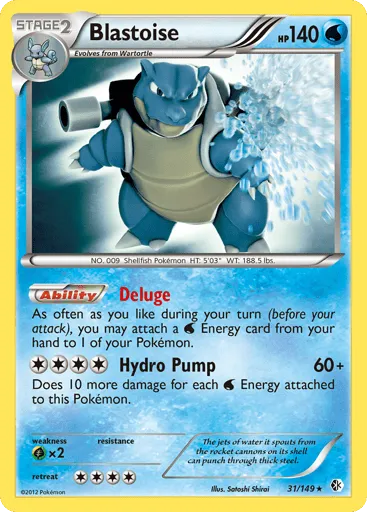 Blastoise 31/149 Boundaries Crossed