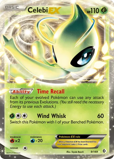 Celebi-EX 9/149 Boundaries Crossed