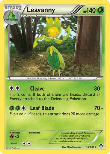 Leavanny 10/135 Plasma Storm