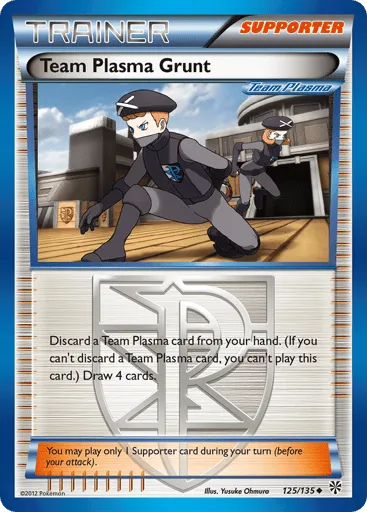 Team Plasma Grunt 125/135 Plasma Storm