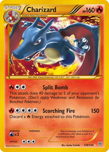 Charizard 136/135 Plasma Storm