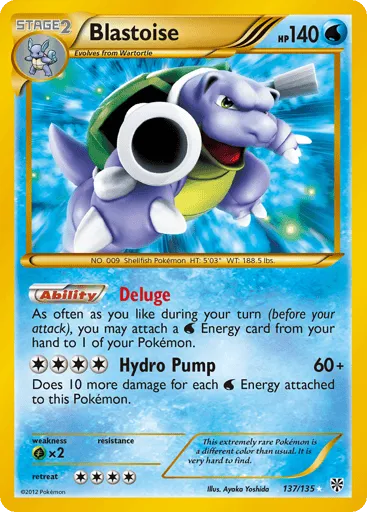 Blastoise 137/135 Plasma Storm