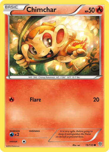 Chimchar 15/135 Plasma Storm