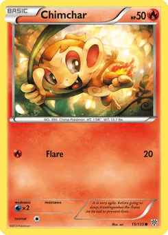 Chimchar 15/135 Plasma Storm