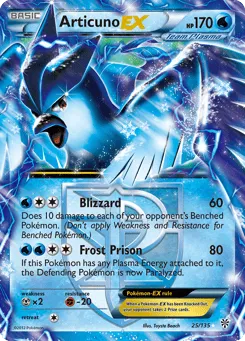 Articuno-EX 25/135 Plasma Storm