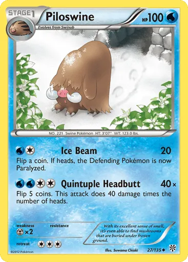 Piloswine 27/135 Plasma Storm