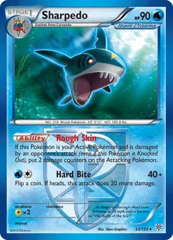 Sharpedo 33/135 Plasma Storm
