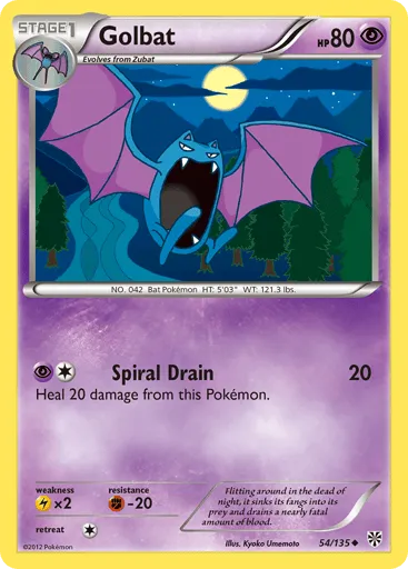 Golbat 54/135 Plasma Storm