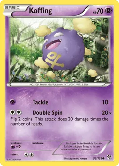 Koffing 56/135 Plasma Storm