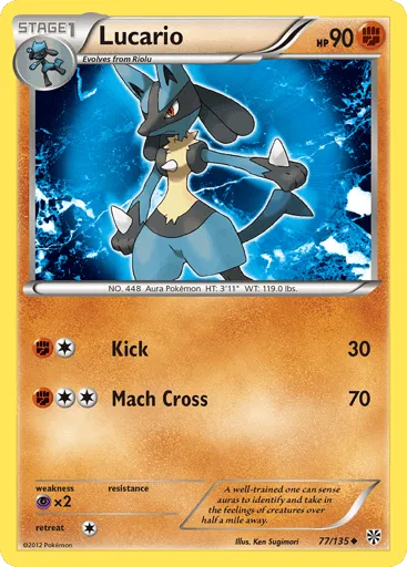 Lucario 77/135 Plasma Storm