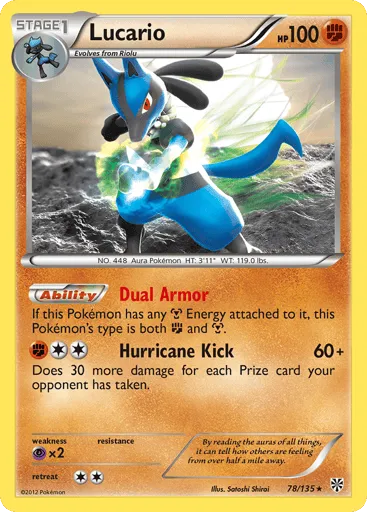 Lucario 78/135 Plasma Storm