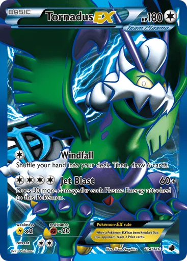 Tornadus-EX 114/116 Plasma Freeze