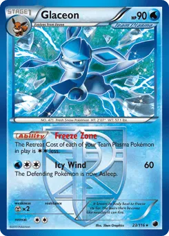 Glaceon 23/116 Plasma Freeze
