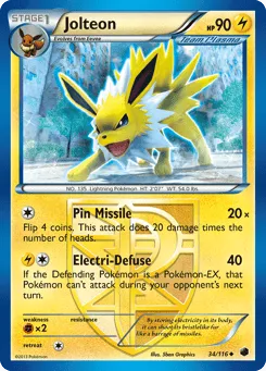 Jolteon 34/116 Plasma Freeze