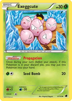 Exeggcute 4/116 Plasma Freeze