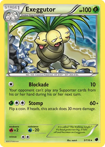 Exeggutor 5/116 Plasma Freeze