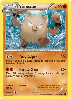 Primeape 60/116 Plasma Freeze