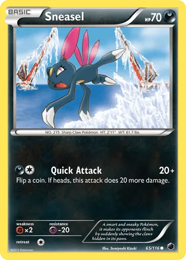 Sneasel 65/116 Plasma Freeze