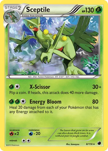 Sceptile 8/116 Plasma Freeze