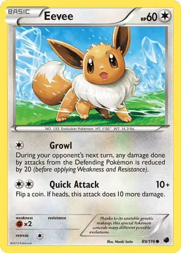 Eevee 89/116 Plasma Freeze