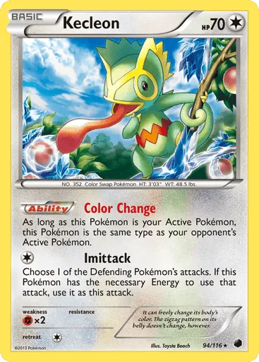 Kecleon 94/116 Plasma Freeze