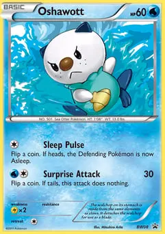 Oshawott BW08 BW Black Star Promos