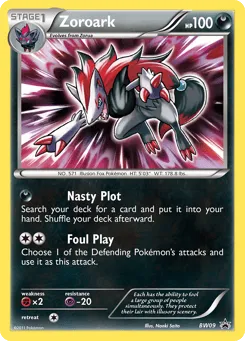 Zoroark BW09 BW Black Star Promos