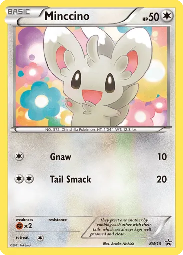 Minccino BW13 BW Black Star Promos