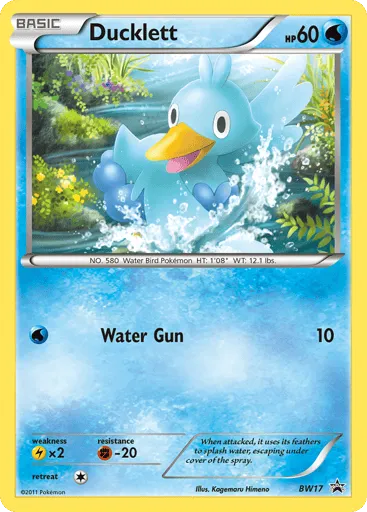 Ducklett BW17 BW Black Star Promos