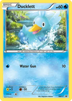 Ducklett BW17 BW Black Star Promos