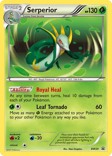 Serperior BW20 BW Black Star Promos