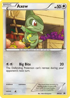 Axew BW26 BW Black Star Promos