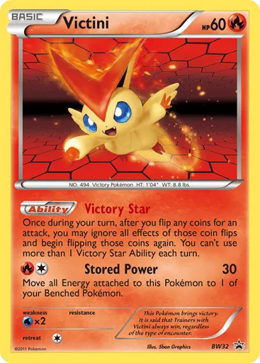 Victini BW32 BW Black Star Promos