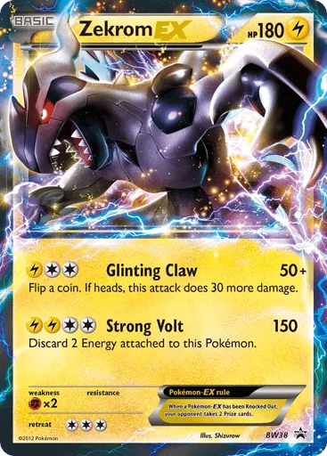 Zekrom-EX BW38 BW Black Star Promos