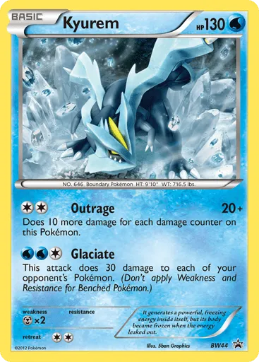 Kyurem BW44 BW Black Star Promos