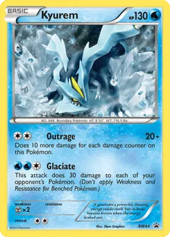 Kyurem BW44 BW Black Star Promos