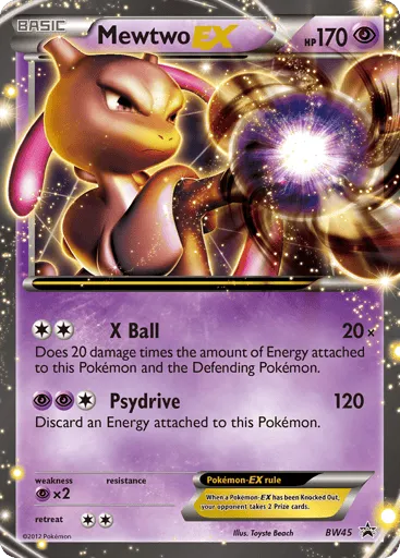 Mewtwo-EX BW45 BW Black Star Promos