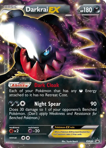 Darkrai-EX BW46 BW Black Star Promos