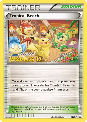 Tropical Beach BW50 BW Black Star Promos