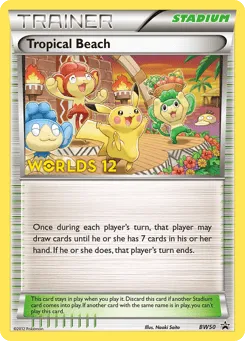 Tropical Beach BW50 BW Black Star Promos