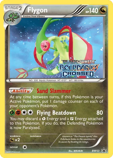 Flygon BW53 BW Black Star Promos
