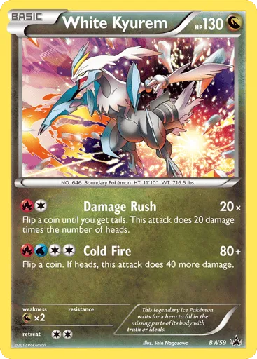 White Kyurem BW59 BW Black Star Promos