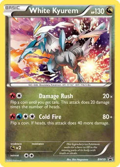 White Kyurem BW59 BW Black Star Promos
