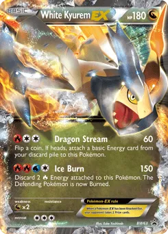White Kyurem-EX BW63 BW Black Star Promos